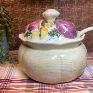 Vintage Los Angeles Potteries Soup Tureen